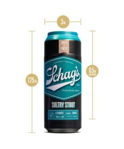 Schag'S Sultry Stout Self-Lubricating Stroker Frosted