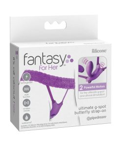 Fantasy For Her Ultimate G-Spot Butterfly Strap-On Wearable Vibrator