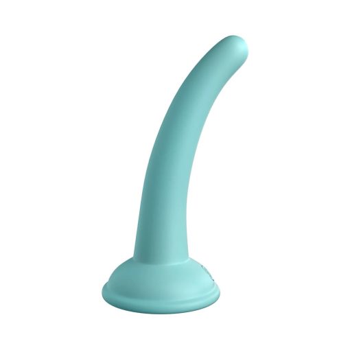 Dillio Platinum Collection Curious Five 5 In. Silicone Dildo Teal - Image 3
