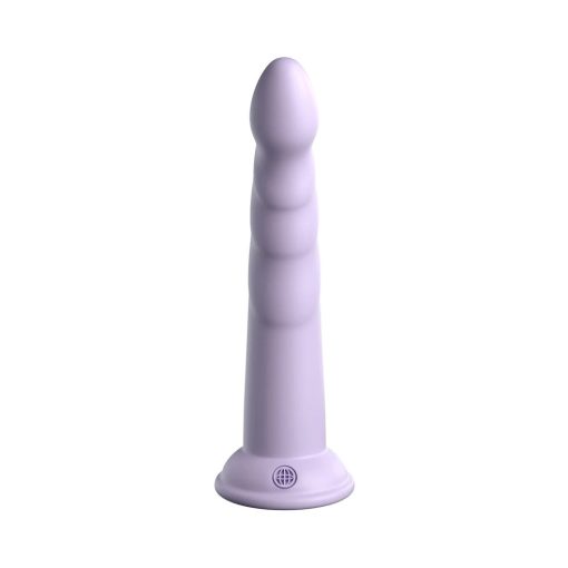 Dillio Platinum Collection Slim Seven 7 In. Silicone Dildo Purple - Image 4