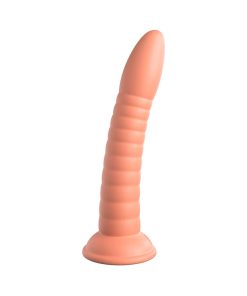 Dillio Platinum Collection Wild Thing 7 In. Silicone Dildo Peach
