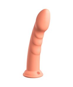 Dillio Platinum Collection Super Eight 8 In. Silicone Dildo Peach