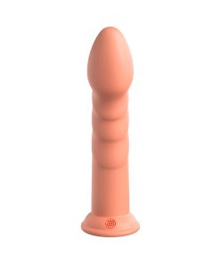 Dillio Platinum Collection Super Eight 8 In. Silicone Dildo Peach