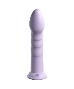 Dillio Platinum Collection Super Eight 8 In. Silicone Dildo Purple