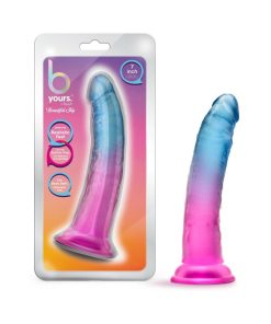 B Yours Beautiful Sky 7 In. Dildo Sunset