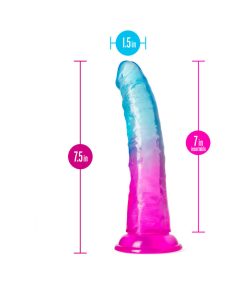 B Yours Beautiful Sky 7 In. Dildo Sunset