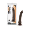 Dr. Skin Plus Realistic 9 In. Triple Density Posable Dildo Brown