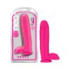 Neo 10 In. Dual Density Dildo With Balls Neon Pink