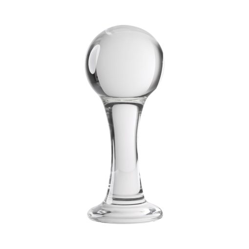 Gender X The Baller Round Glass Anal Plug Clear - Image 2