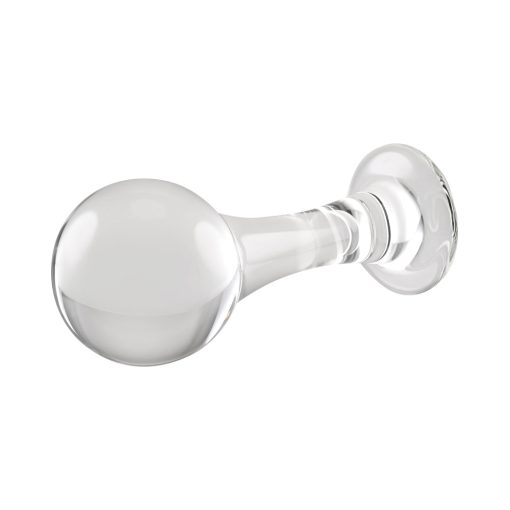 Gender X The Baller Round Glass Anal Plug Clear - Image 6