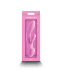Obsession Bonnie Flexible Silicone Vibrator – Rechargeable, Light Pink
