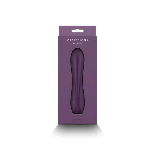 Obsession Romeo Dark Purple - Rechargeable Silicone Vibrator for Women - Image 4