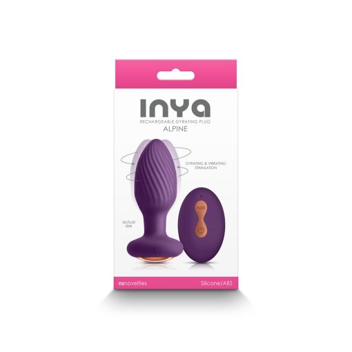 Inya Alpine Rechargeable Gyrating Plug Purple