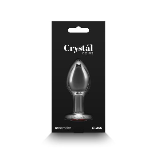 Crystal Desires Red Heart Gem Glass Plug Medium - Image 4