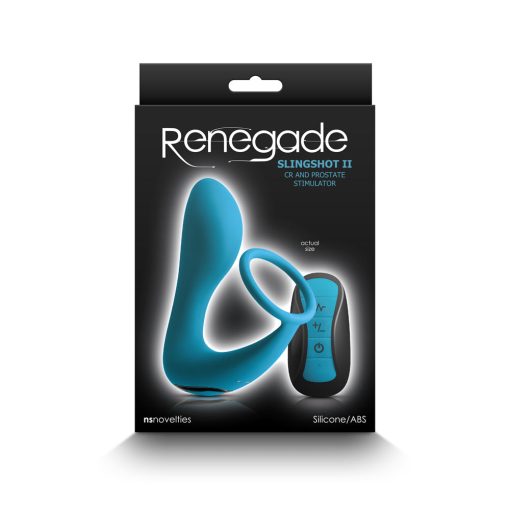 Renegade Slingshot Ii Cock Ring & Prostate Stimulator Teal