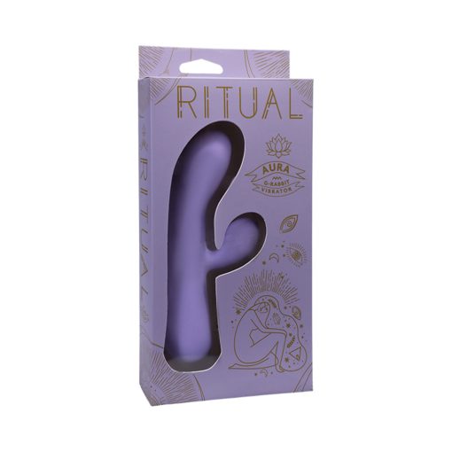 Ritual Aura – Soft Rechargeable Silicone Rabbit Vibrator (Lilac)