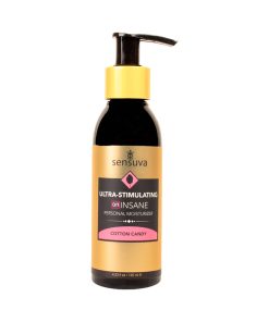 Sensuva Ultra-Stimulating On Insane Glide Cotton Candy 4 Oz.