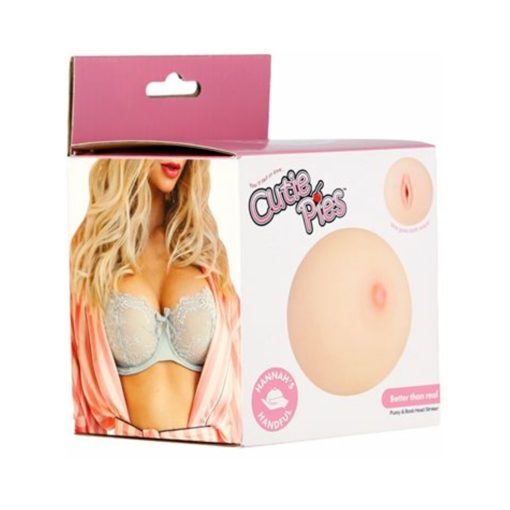 Cutiepies Hannah'S Handful Boobie Stroker Beige