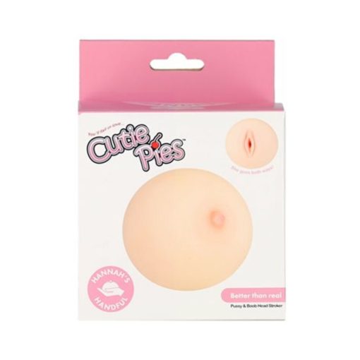 Cutiepies Hannah'S Handful Boobie Stroker Beige - Image 3