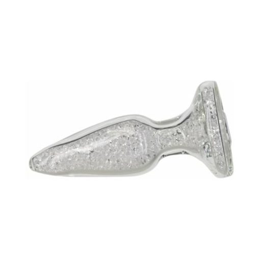 Pillow Talk Fancy Glass Anal Plug With Glitter And Gem Base - Image 7