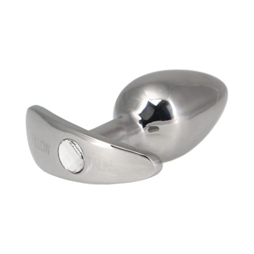 Pillow Talk Sneaky Stainless Steel Anal Plug With Swarovski Crystal - Image 3