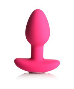Curve Toys Gossip Pop Rocker Rechargeable Remote-Controlled Silicone Vibrating Anal Plug Magenta