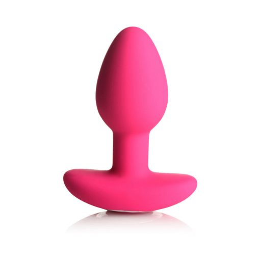Curve Toys Gossip Pop Rocker Rechargeable Remote-Controlled Silicone Vibrating Anal Plug Magenta - Image 3