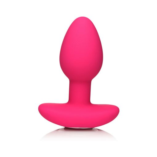 Curve Toys Gossip Pop Rocker Rechargeable Remote-Controlled Silicone Vibrating Anal Plug Magenta - Image 4