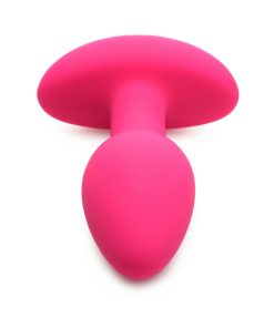 Curve Toys Gossip Pop Rocker Rechargeable Remote-Controlled Silicone Vibrating Anal Plug Magenta