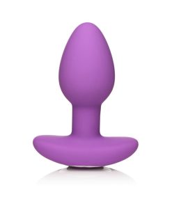 Curve Toys Gossip Pop Rocker Rechargeable Remote-Controlled Silicone Vibrating Anal Plug Violet