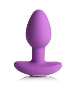 Curve Toys Gossip Pop Rocker Rechargeable Remote-Controlled Silicone Vibrating Anal Plug Violet