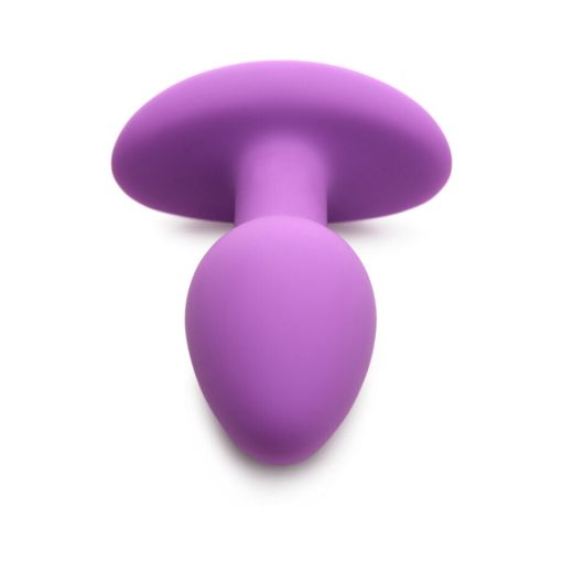 Curve Toys Gossip Pop Rocker Rechargeable Remote-Controlled Silicone Vibrating Anal Plug Violet - Image 5