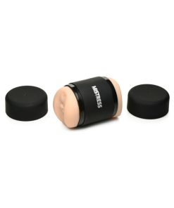 Curve Toys Mistress Double Shot Mini Masturbator Ass & Mouth Light