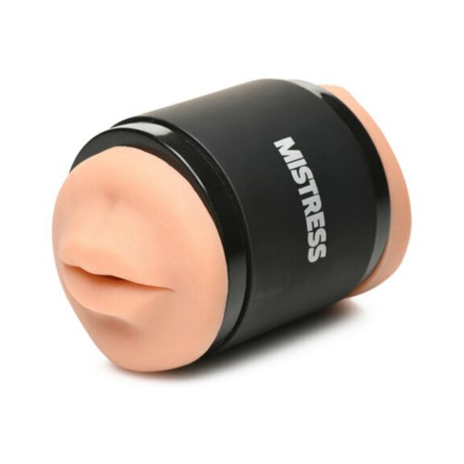 Curve Toys Mistress Double Shot Mini Masturbator Ass & Mouth Medium - Image 5