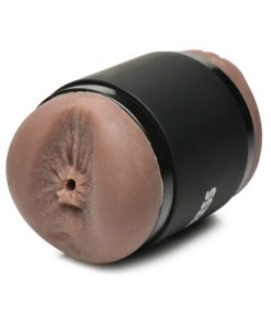 Curve Toys Mistress Double Shot Mini Masturbator Ass & Mouth Dark