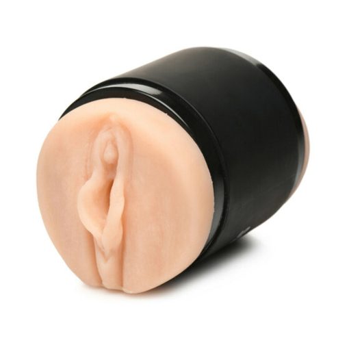 Curve Toys Mistress Double Shot Mini Masturbator Mouth & Pussy Light - Image 2