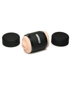 Curve Toys Mistress Double Shot Mini Masturbator Mouth & Pussy Light