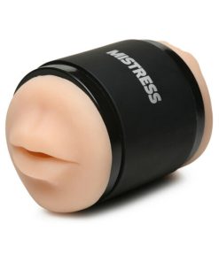 Curve Toys Mistress Double Shot Mini Masturbator Mouth & Pussy Light