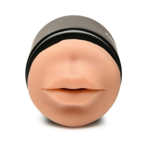 Curve Toys Mistress Double Shot Mini Masturbator Mouth & Pussy Medium - Image 3