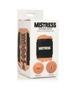 Curve Toys Mistress Double Shot Mini Masturbator Mouth & Pussy Medium