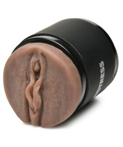 Curve Toys Mistress Double Shot Mini Masturbator Mouth & Pussy Dark