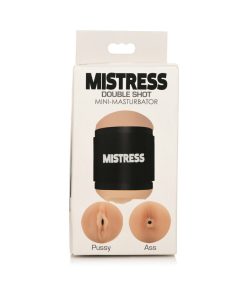 Curve Toys Mistress Double Shot Mini Masturbator Pussy & Ass Light