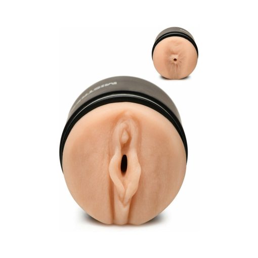 Curve Toys Mistress Double Shot Mini Masturbator Pussy & Ass Light - Image 5