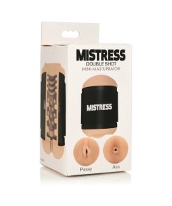 Curve Toys Mistress Double Shot Mini Masturbator Pussy & Ass Light