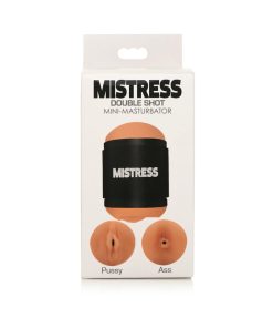 Curve Toys Mistress Double Shot Mini Masturbator Pussy & Ass Medium