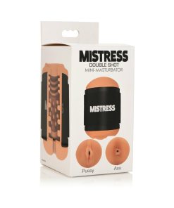 Curve Toys Mistress Double Shot Mini Masturbator Pussy & Ass Medium