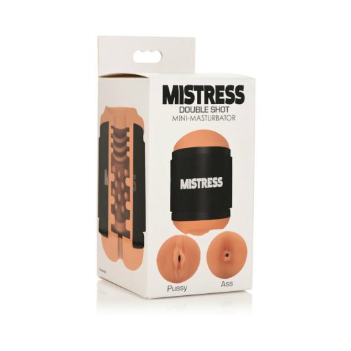 Curve Toys Mistress Double Shot Mini Masturbator Pussy & Ass Medium - Image 7