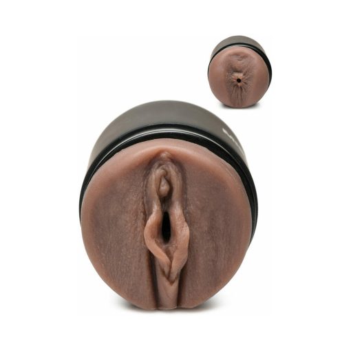 Curve Toys Mistress Double Shot Mini Masturbator Pussy & Ass Dark - Image 5