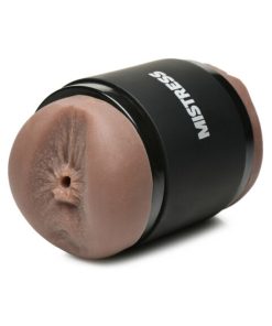 Curve Toys Mistress Double Shot Mini Masturbator Pussy & Ass Dark