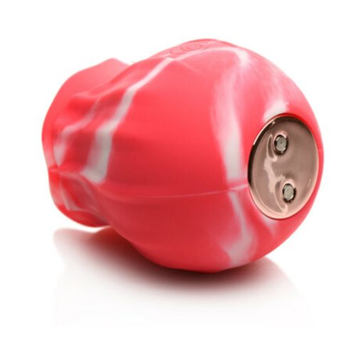 Curve Toys Gossip Cum Into Bloom Rechargeable Silicone Licking Rose Pink Twirl - Image 5